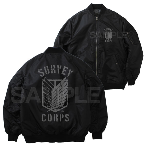 COSPA Attack on Titan Survey Corps MA-1 Jacket Ver.2.0 /BLACK-M