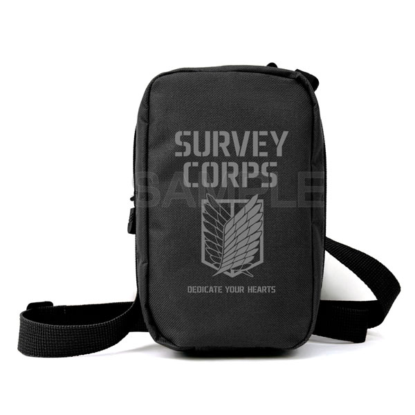 COSPA Attack on Titan Survey Corps Mini Shoulder Pouch /BLACK