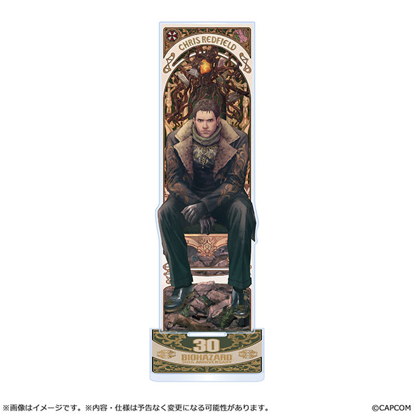 Capcom Resident Evil 30th Anniversary Acrylic Stand Collection Chris