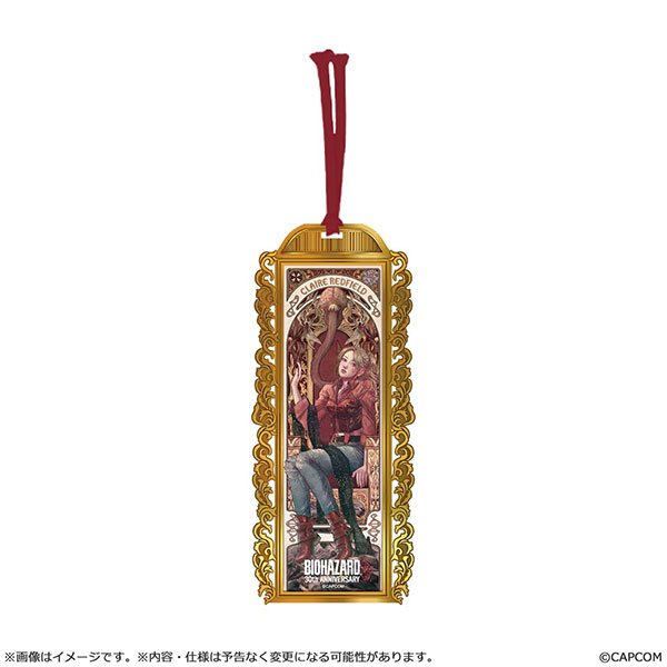 Capcom Resident Evil 30th Anniversary Main Art Metal Bookmark Claire