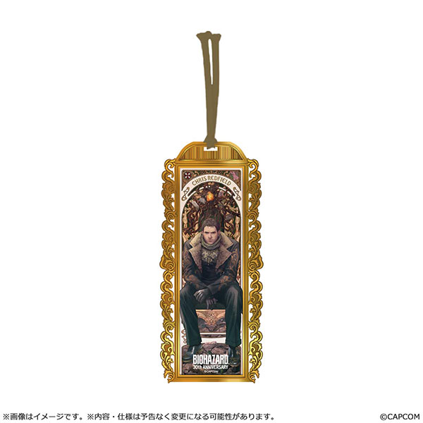 Capcom Resident Evil 30th Anniversary Main Art Metal Bookmark Chris