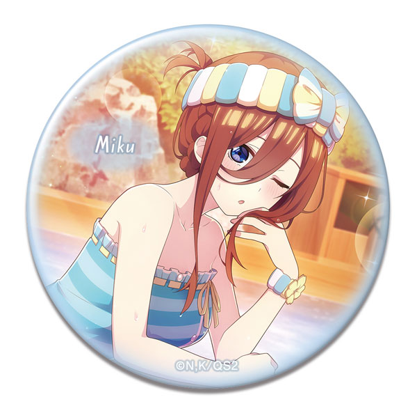 License Agent The Quintessential Quintuplets * Tin Badge Ver.2 Design 03 (Miku Nakano /A) Bild 1