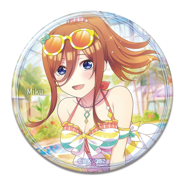 License Agent The Quintessential Quintuplets * Tin Badge Ver.2 Design 08 (Miku Nakano /B) รูปภาพ 1