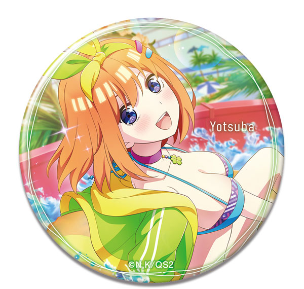 License Agent The Quintessential Quintuplets * Tin Badge Ver.2 Design 09 (Yotsuba Nakano /B) Bild 1