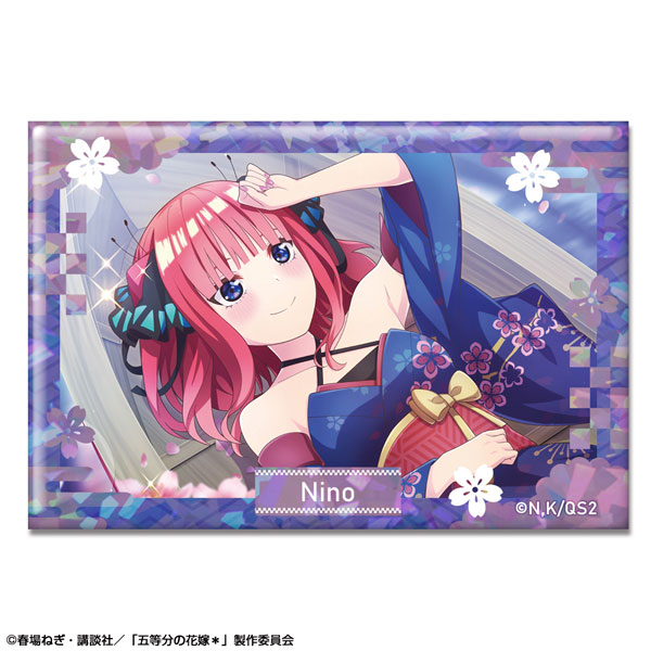 License Agent The Quintessential Quintuplets * Hologram Tin Badge Ver.2 Design 02 (Nino Nakano /A)