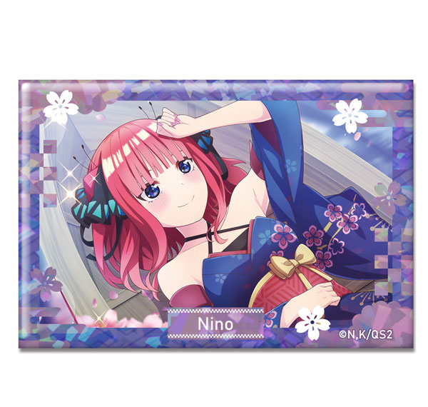 License Agent The Quintessential Quintuplets * Hologram Tin Badge Ver.2 Design 02 (Nino Nakano /A) Bild 1