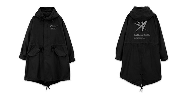 COSPA Heaven Burns Red Squad 31A Logo M-51 Jacket /BLACK-M