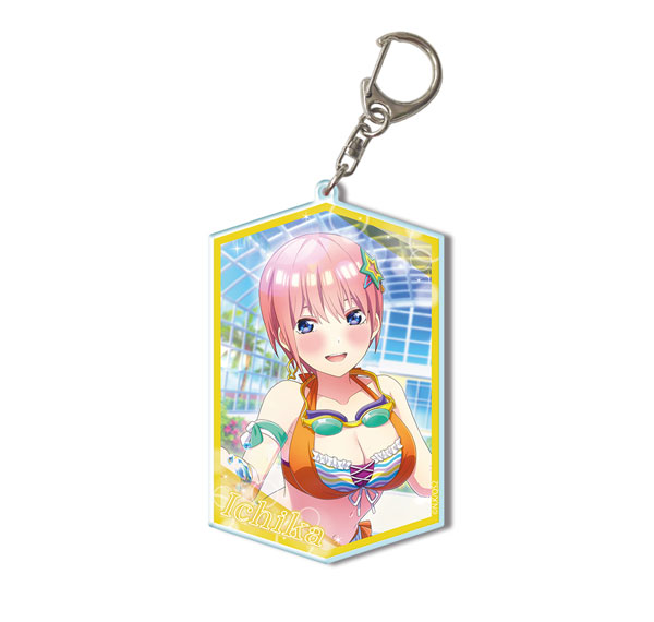 License Agent The Quintessential Quintuplets * Big Acrylic Keychain Ver.2 Design 01 (Ichika Nakano) รูปภาพ 1