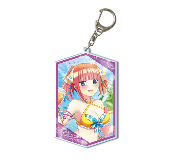 License Agent The Quintessential Quintuplets * Big Acrylic Keychain Ver.2 Design 02 (Nino Nakano) Bild 1
