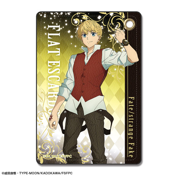 License Agent Fate/strange Fake Leather Pass Case Design 06 (Flat Escardos) imagen 1
