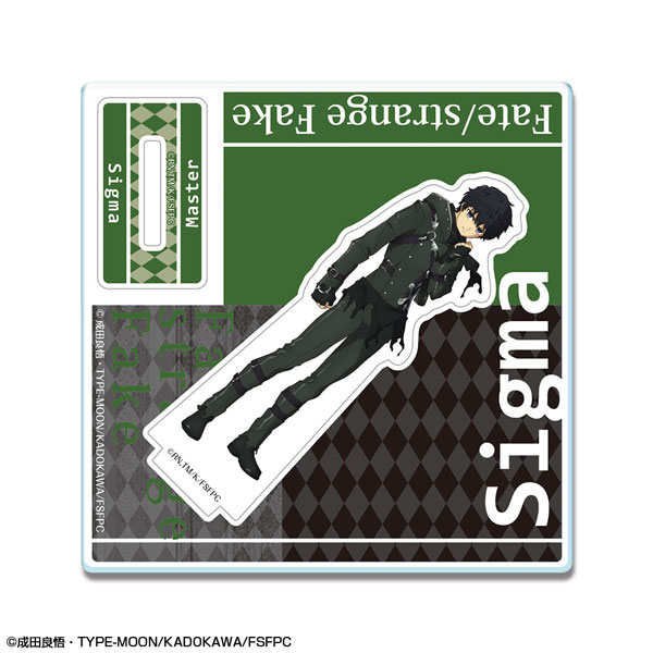 License Agent Fate/strange Fake Acrylic Stand Little Design 07 (Sigma) imagen 1