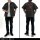 COSPA EVANGELION NERV Work Shirt /GRAY-XL imagen 5