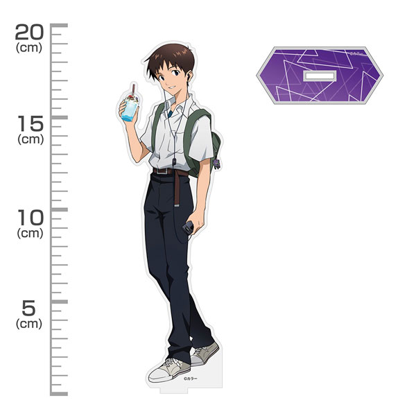COSPA EVANGELION New Illustration Shinji Ikari Acrylic Stand (Large) School Uniform Ver.