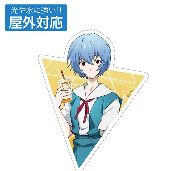COSPA EVANGELION New Illustration Rei Ayanami Outdoor Compatible Sticker School Uniform Ver. รูปภาพ 1