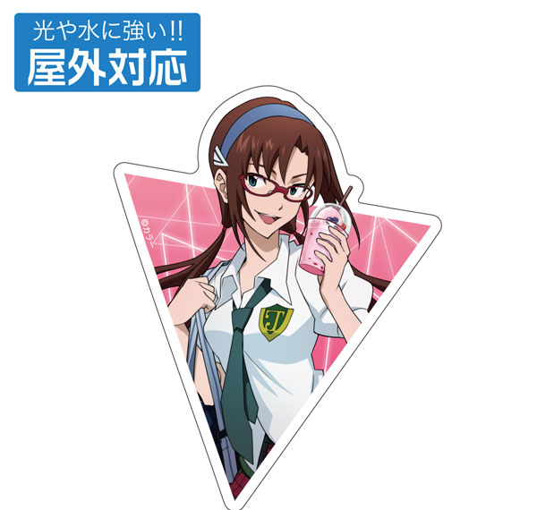 COSPA EVANGELION New Illustration Mari Makinami IllustriousOutdoor Compatible Sticker School Uniform Ver. รูปภาพ 1
