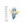 COSPA EVANGELION New Illustration Rei Ayanami Mini Sticker Set School Uniform Ver. Bild 2