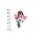 COSPA EVANGELION New Illustration Mari Makinami IllustriousMini Sticker Set School Uniform Ver. imagen 2