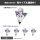 COSPA EVANGELION New Illustration Kaworu Nagisa Mini Sticker Set School Uniform Ver. imagen 4