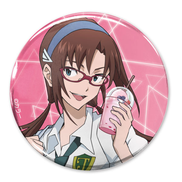 COSPA EVANGELION New Illustration Mari Makinami Illustrious65mm Tin Badge School Uniform Ver.