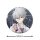 COSPA EVANGELION New Illustration Kaworu Nagisa 65mm Tin Badge School Uniform Ver. รูปภาพ 2