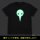 COSPA EVANGELION Angel Glow-in-the-Dark T-shirt /BLACK-M 图片 2