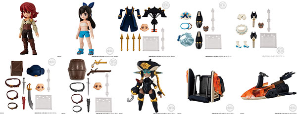 Bandai Link Travelers -Dasshutsu! Tokyo Slate Hen- SIDE:C Set of All 10 Types
