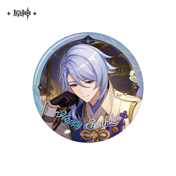 miHoYo Genshin Impact "Destined Day" Chara Tin Badge Kamisato Ayato (2025)