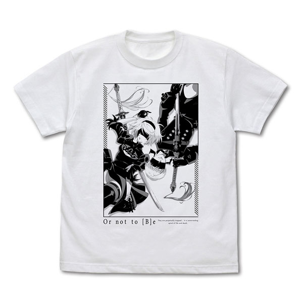 COSPA NieR:Automata Ver1.1a 2B/9S T-shirt /WHITE-M รูปภาพ 1