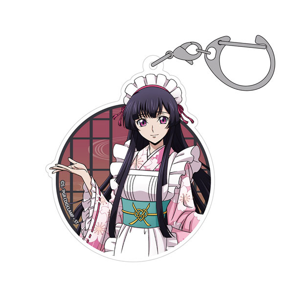 COSPA Code Geass: Roze of the Recapture New Illustration Sakuya Sumeragi Acrylic Multi Keychain Japanese Style Maid Ver.