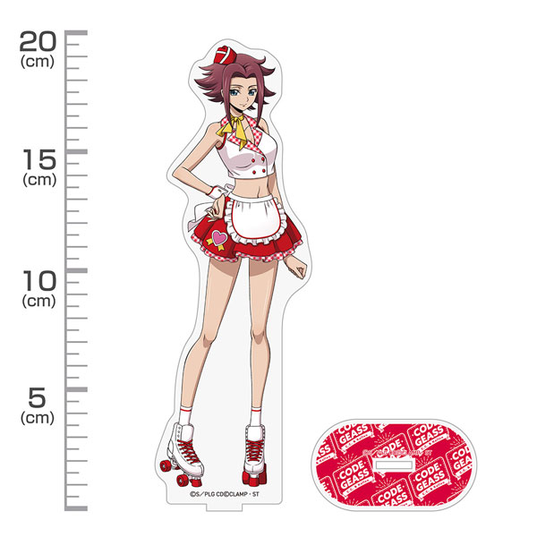 COSPA Code Geass: Lelouch of the Rebellion New Illustration Kallen Kozuki Acrylic Stand (Large) American Diner Ver.