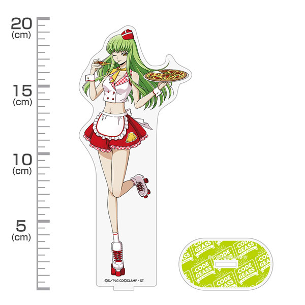 COSPA Code Geass: Lelouch of the Rebellion New Illustration C.C. Acrylic Stand (Large) American Diner Ver.