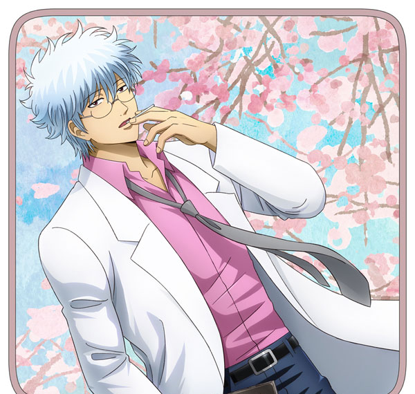 COSPA TV Anime "3-nen Z-gumi Ginpachi-sensei" New Illustration Ginpachi Sakata Full Color Hand Towel Homeroom Hajimenzoo Ver.