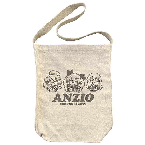COSPA Girls und Panzer das Finale Anzio High School Shoulder Tote Bag /NATURAL