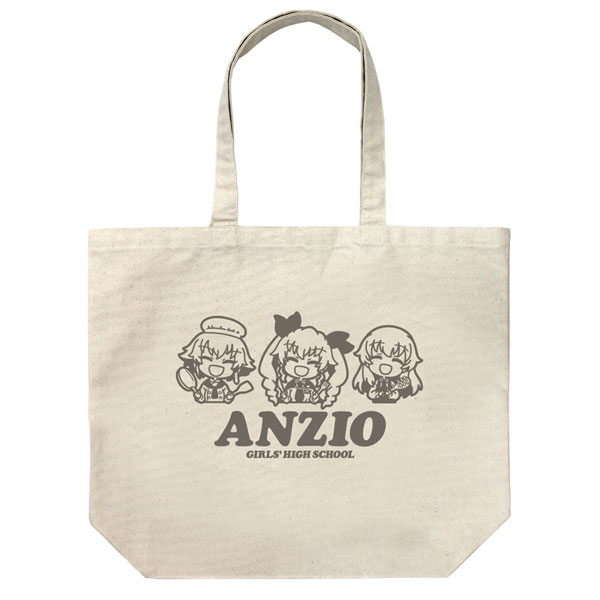 COSPA Girls und Panzer das Finale Anzio High School Large Tote Bag /NATURAL