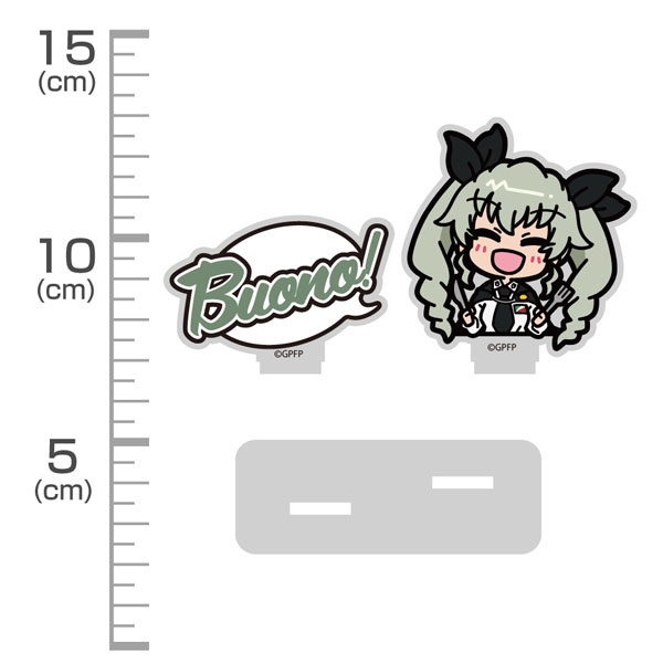 COSPA Girls und Panzer das Finale Anchovy Quote Acrylic Stand hình ảnh 1