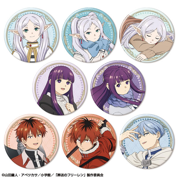 License Agent TV Anime "Frieren: Beyond Journey's End" Trading Tin Badge Vol.2 8Pack BOX 圖片 1