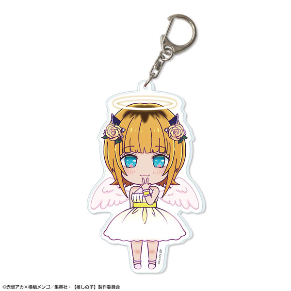 License Agent TV Anime [Oshi no Ko] Big Acrylic Keychain Angel Ver. Design 06 (Mem-Cho)