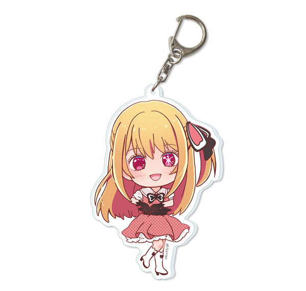License Agent TV Anime [Oshi no Ko] Big Acrylic Keychain POP IN 2Ver. Design 01 (Ruby) รูปภาพ 1
