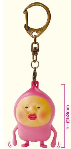 Ensky The Illustrated Book of Kobitos Burabura Mascot Keychain Kakuremomojiri hình ảnh 1