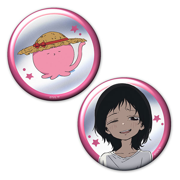 Azu Maker Takopi's Original Sin Metallic Tin Badge 2pcs. Set Takopi & Shizuka Bild 1