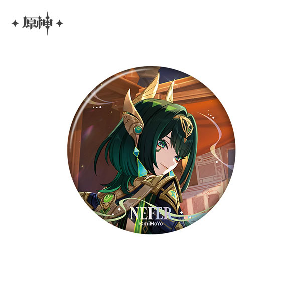 miHoYo Genshin Impact Chara Tin Badge Nefer B Type