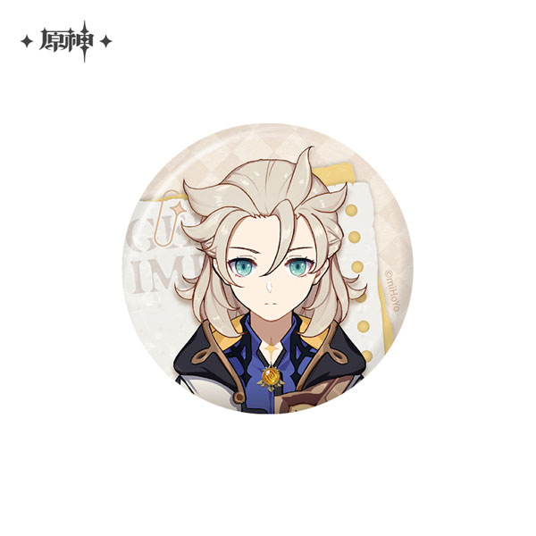 miHoYo Genshin Impact Shi Guang Ying Xia Series Tin Badge Albedo