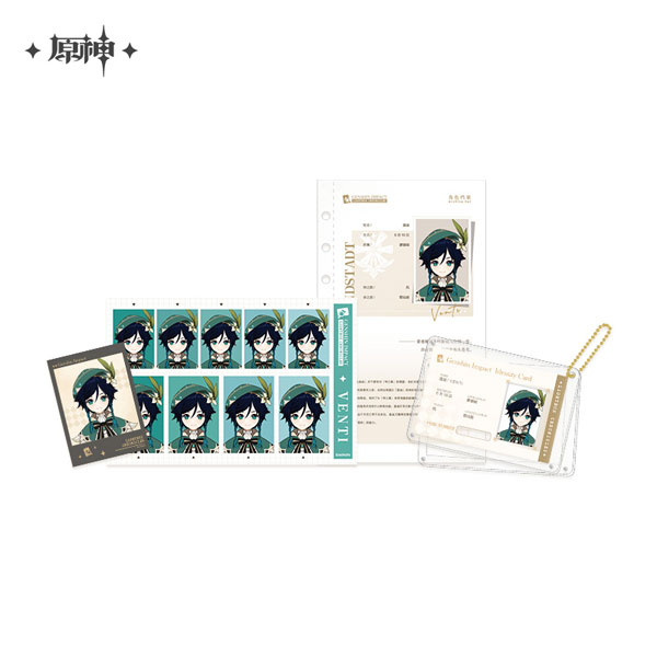 miHoYo Genshin Impact Shi Guang Ying Xia Series Archive Set Venti