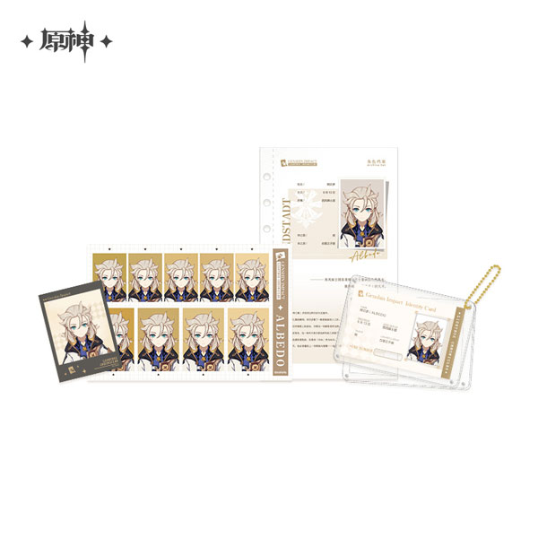 miHoYo Genshin Impact Shi Guang Ying Xia Series Archive Set Albedo