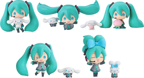 Good Smile Company Trading Figure Hatsune Miku x Cinnamoroll (5 Pieces)