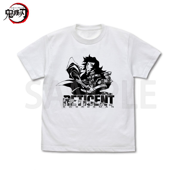 COSPA Anime "Demon Slayer: Kimetsu no Yaiba" Giyu Tomioka Water Breathing T-shirt /WHITE-S รูปภาพ 1
