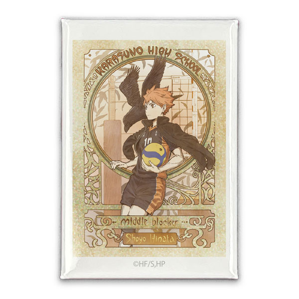 COSPA Haikyuu!! Shoyo Hinata Square Tin Badge Fly High Ver.