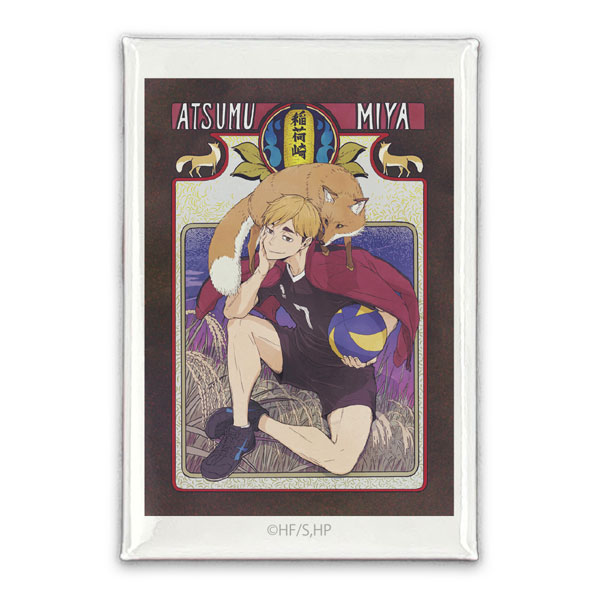 COSPA Haikyuu!! Atsumu Miyama Square Tin Badge Fly High Ver.