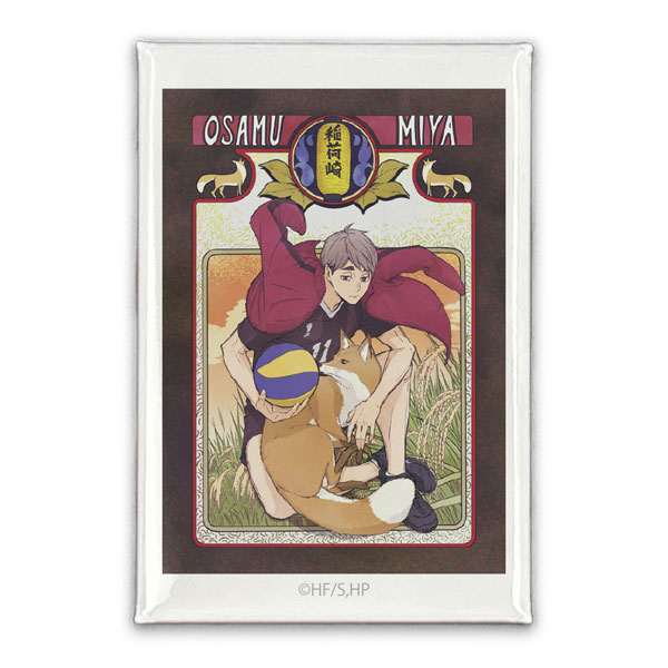 COSPA Haikyuu!! Osamu Miya Square Tin Badge Fly High Ver.