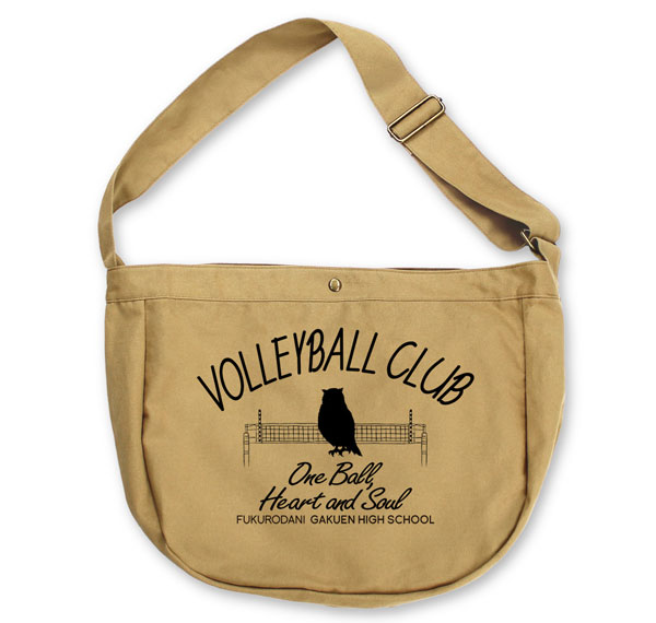 COSPA Haikyuu!! Fukurodani Academy High School Volleyball Club Newspaper Bag /SAND KHAKI รูปภาพ 1